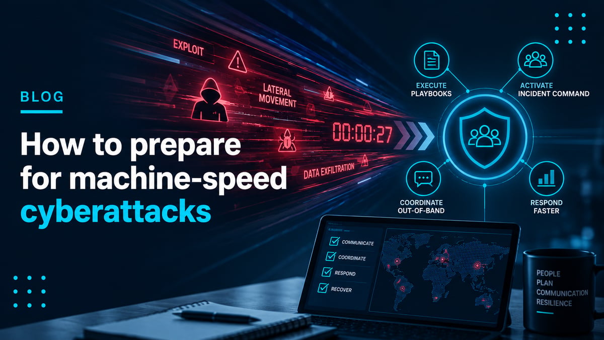 When Cyberattacks Move at Machine Speed, Incident Response Has to Move Faster